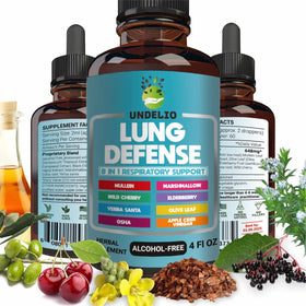 Undelio LUNG DEFENSE Complément Alimentaire 8 en 1 120 ml vue avant