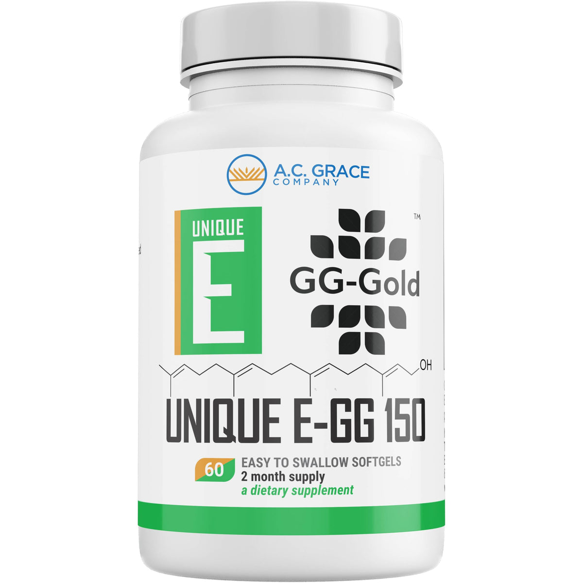 UNIQUE E GG-Gold 150mg gélules molles, avant de l'emballage