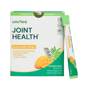 Univera Glucosamine, Chondroitin, MSM et Univestin en sachets individuels