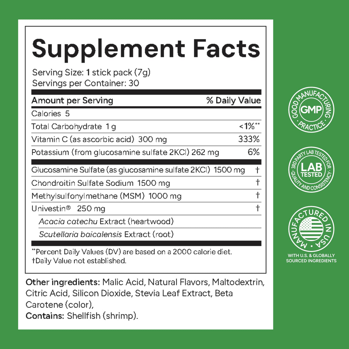 Univera Glucosamine en mode de vie actif