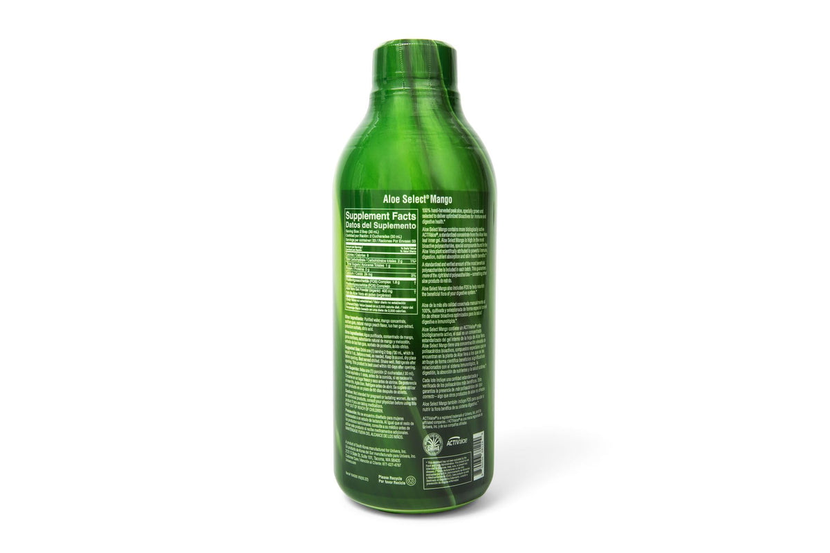 Univera Jus d'Aloe Vera Bio 1L, arrière-plan naturel