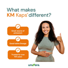 Univera km KAPS Potassium capsules ouvertes