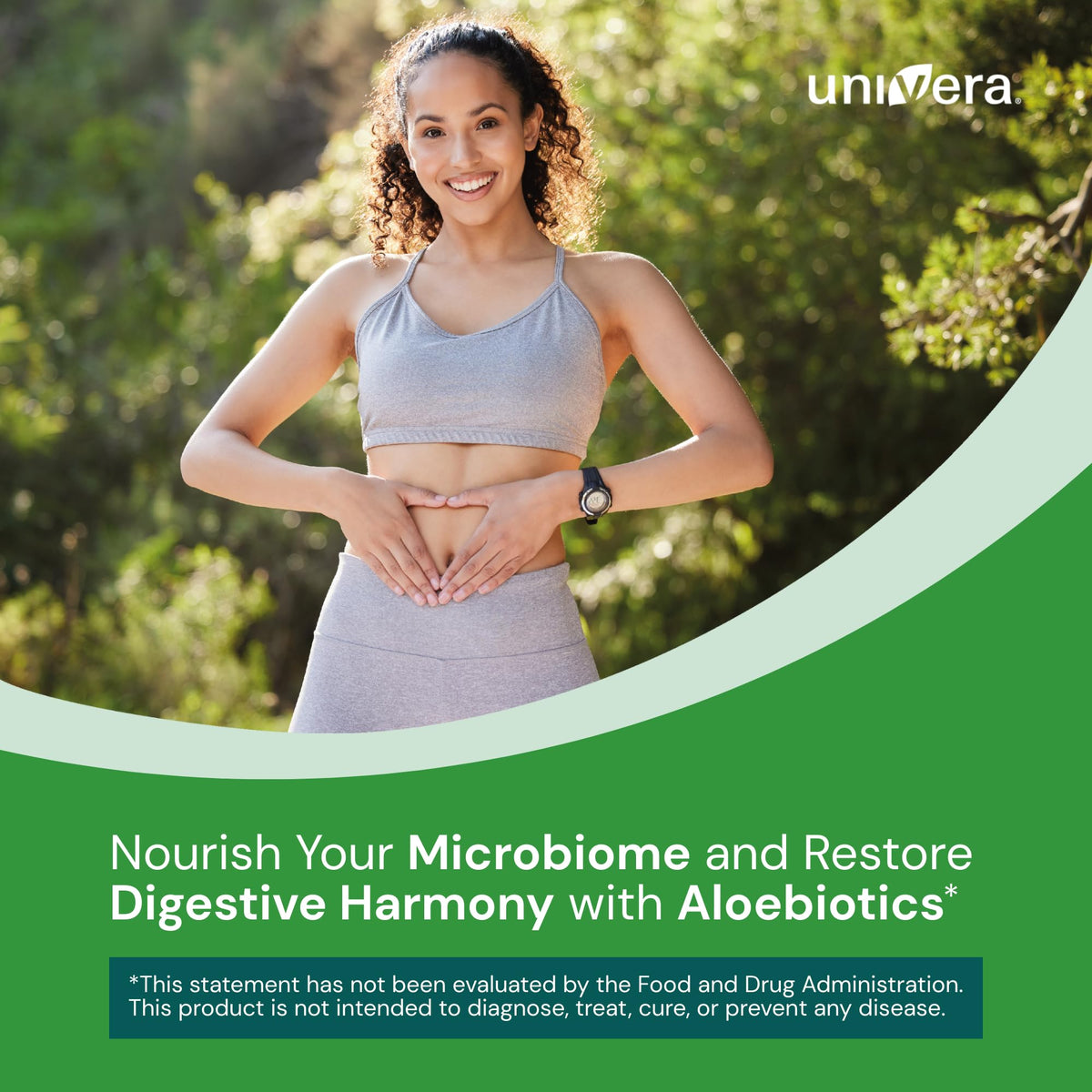 Univera Probiotiques et Prébiotiques, vue de côté
