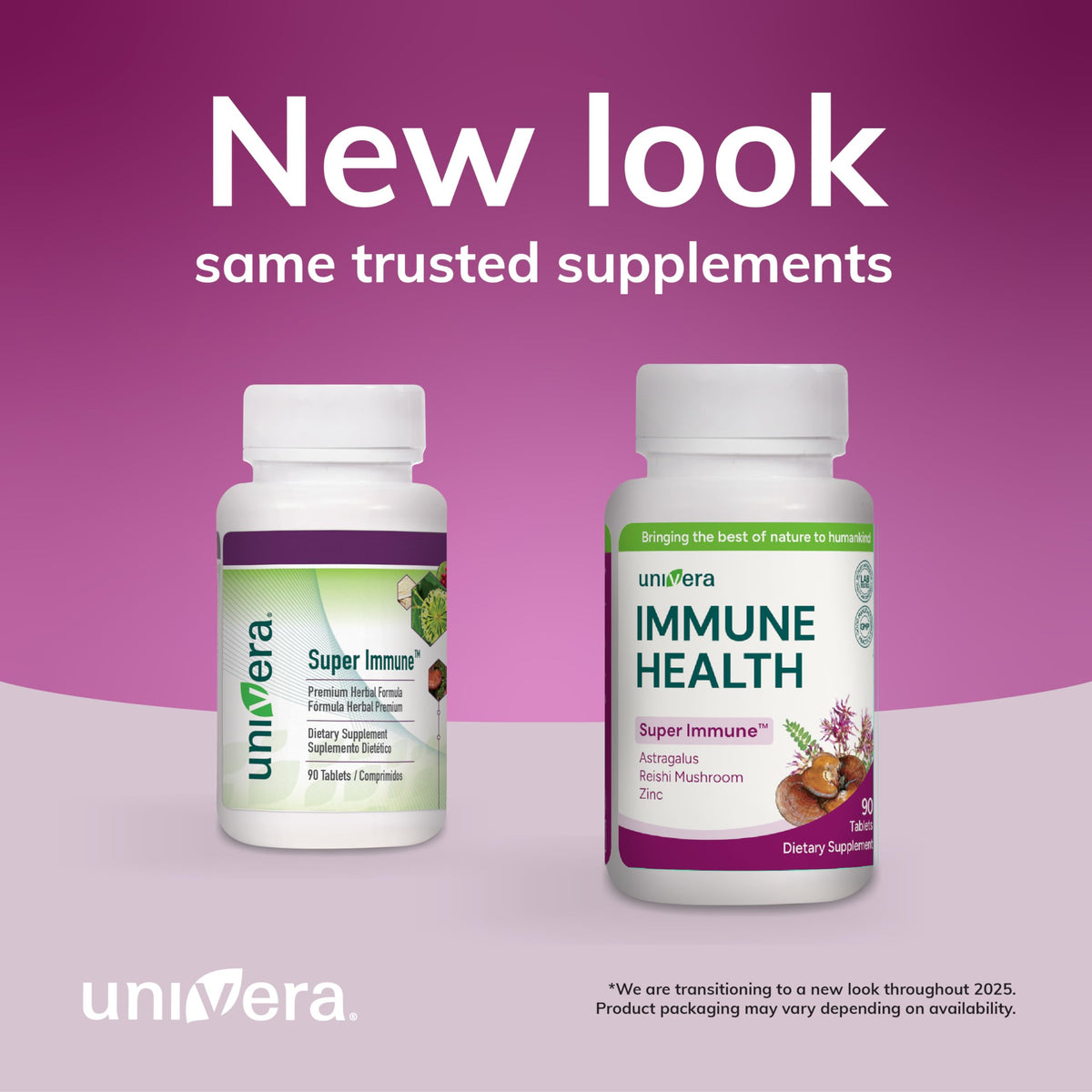 Univera Super daily wellness bouteille avec étiquette