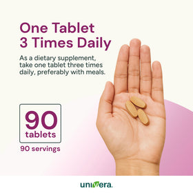 Univera Super daily wellness, ingrédients sur l'étiquette
