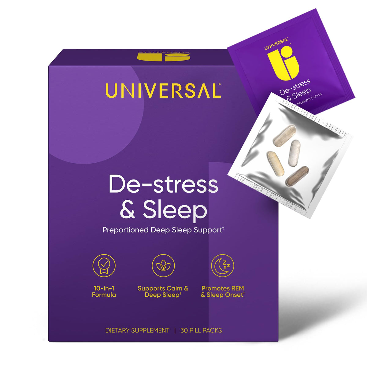 Universal U De-Stress & Sommeil 30 Packs vue avant