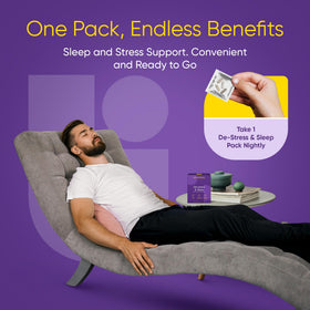 Universal U De-Stress & Sommeil avec un verre d'eau