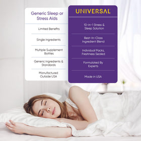 Universal U De-Stress & Sommeil en mode de vie actif