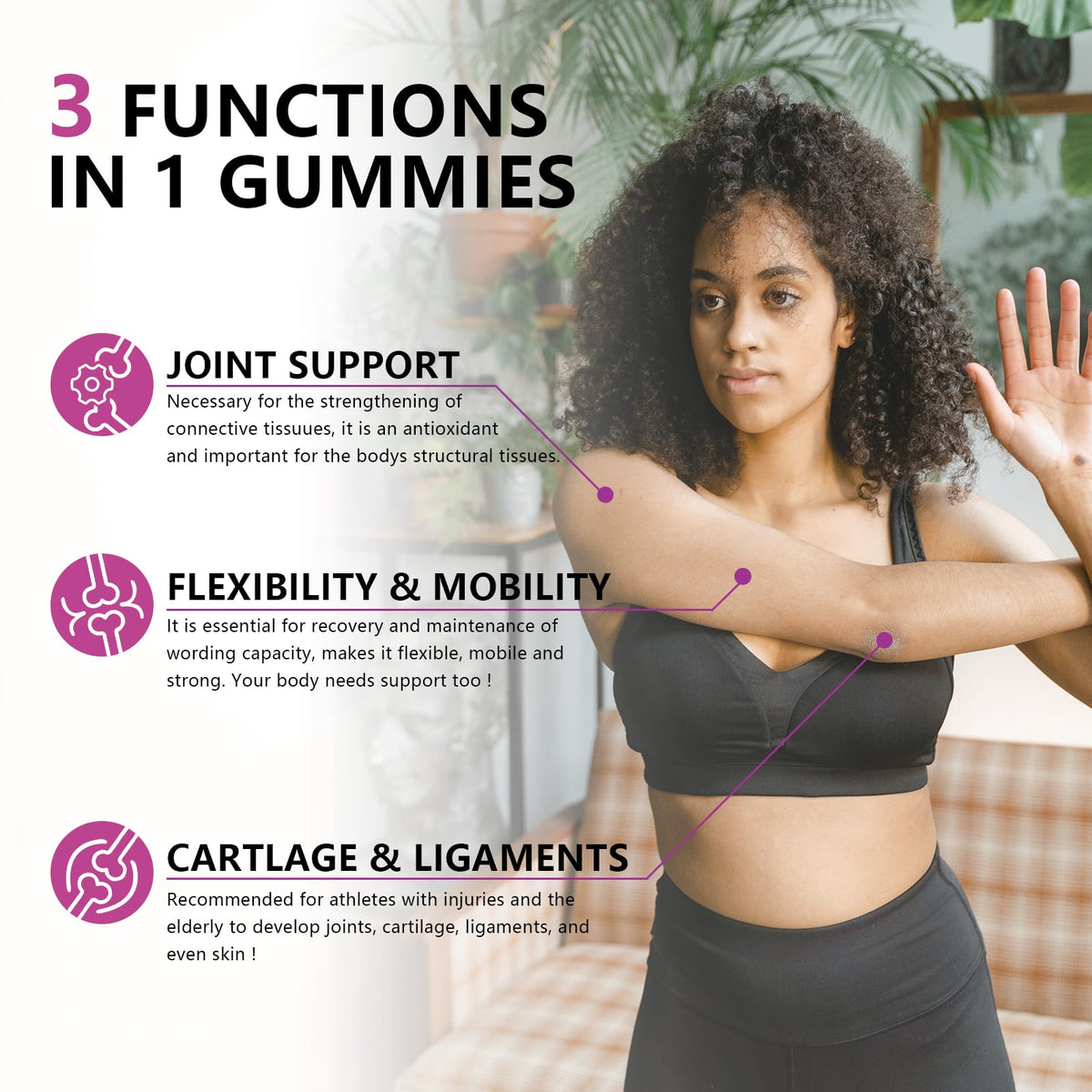 UPNEUTRI Gummies Glucosamine Chondroitine 1500mg qualité certifiée