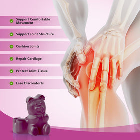 UPNEUTRI Gummies Glucosamine Chondroitine 1500mg sur une table