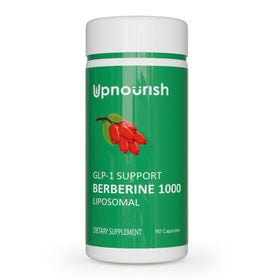 UpNourish Berbérine 1000mg 90 capsules végétales, vue de face