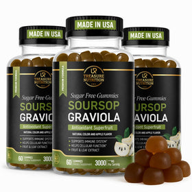UR Treasure Nutrition Gummies Graviola Soursop 3000mg 60ct packaging front view