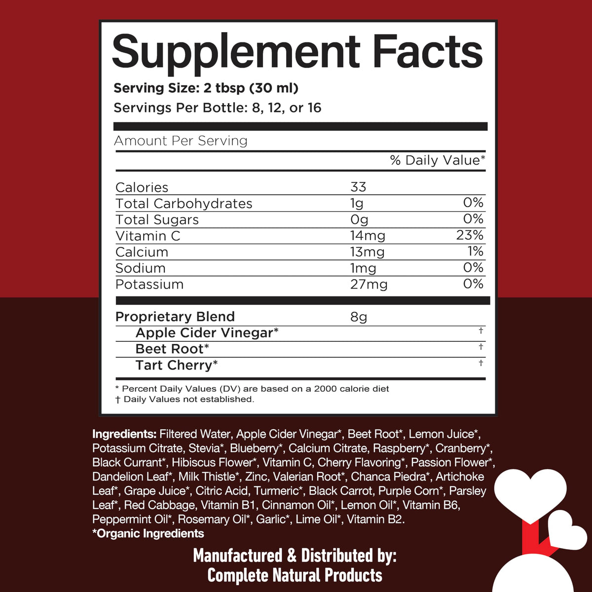 Uric Acid Complete Liquid 354g avec verre de service