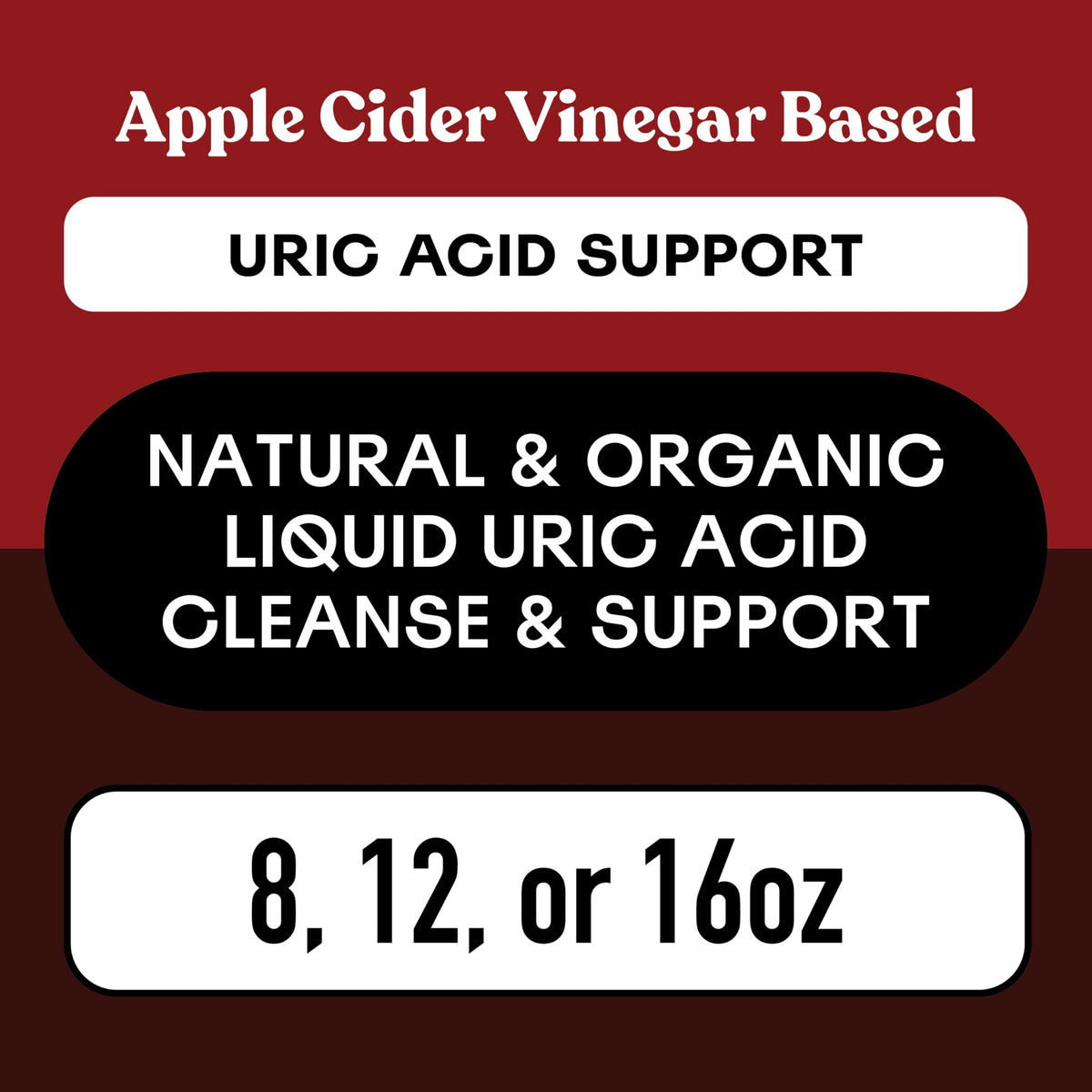 Uric Acid Complete Liquid 354g sur fond blanc