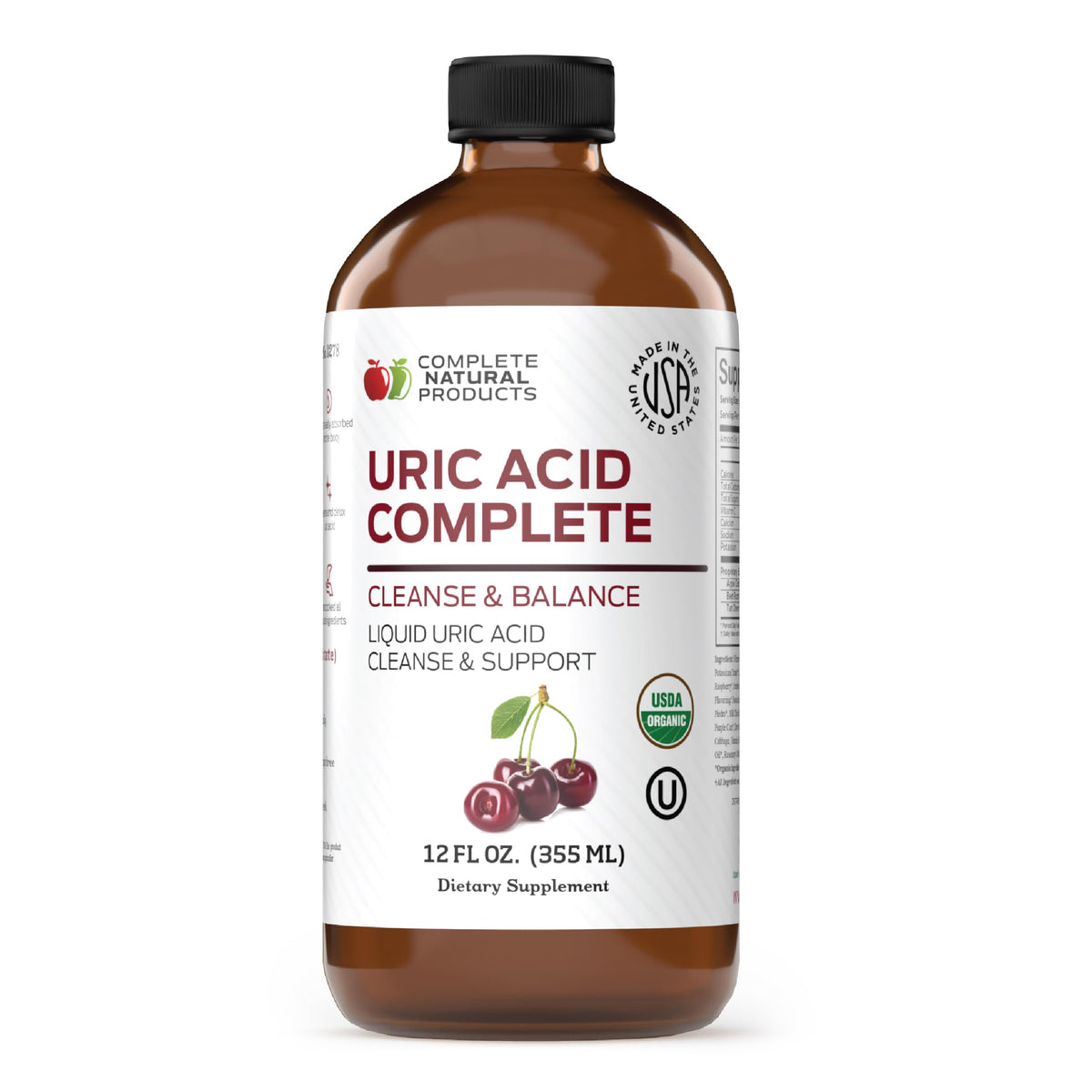 Uric Acid Complete Liquid 354g vue avant avec étiquette