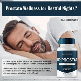 Uriprostat Compléments Alimentaires Prostate ingrédients sur l'étiquette