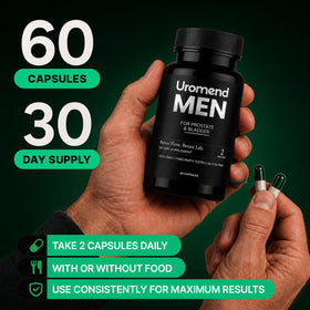 Uromend Complément Alimentaire Prostate 60 Capsules avec racine d'ortie