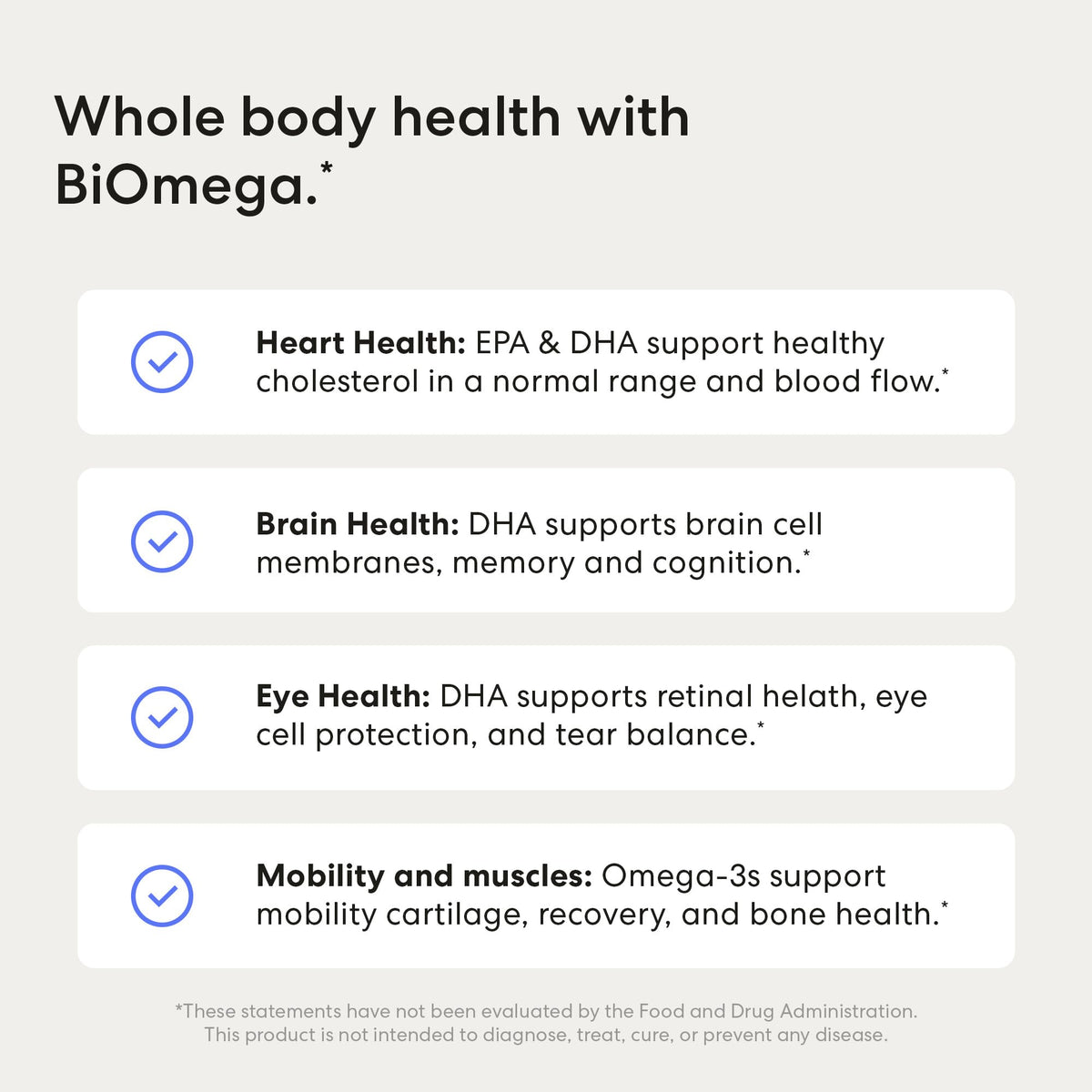 USANA BiOmega Premium Omega-3 capsules sur une table