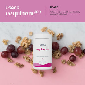 USANA CoQuinone 100 CoQ10 gélules en situation