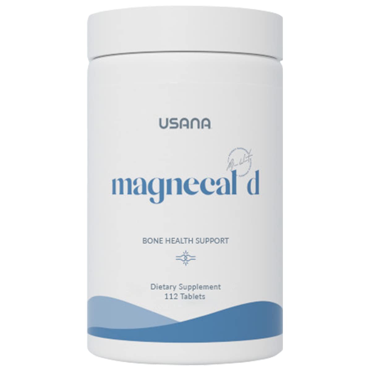 USANA MagneCal D 112 comprimés vue de face avec emballage