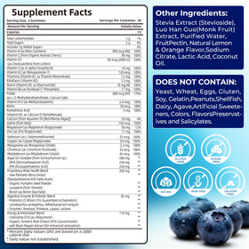 Utcils Gummies Multivitamines pour Hommes 5-en-1 vue arrière