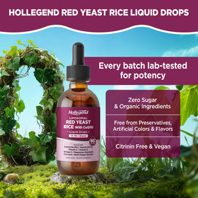 Utilisation de HOLLEGEND Liposomal Red Yeast Rice avec CoQ10 le matin