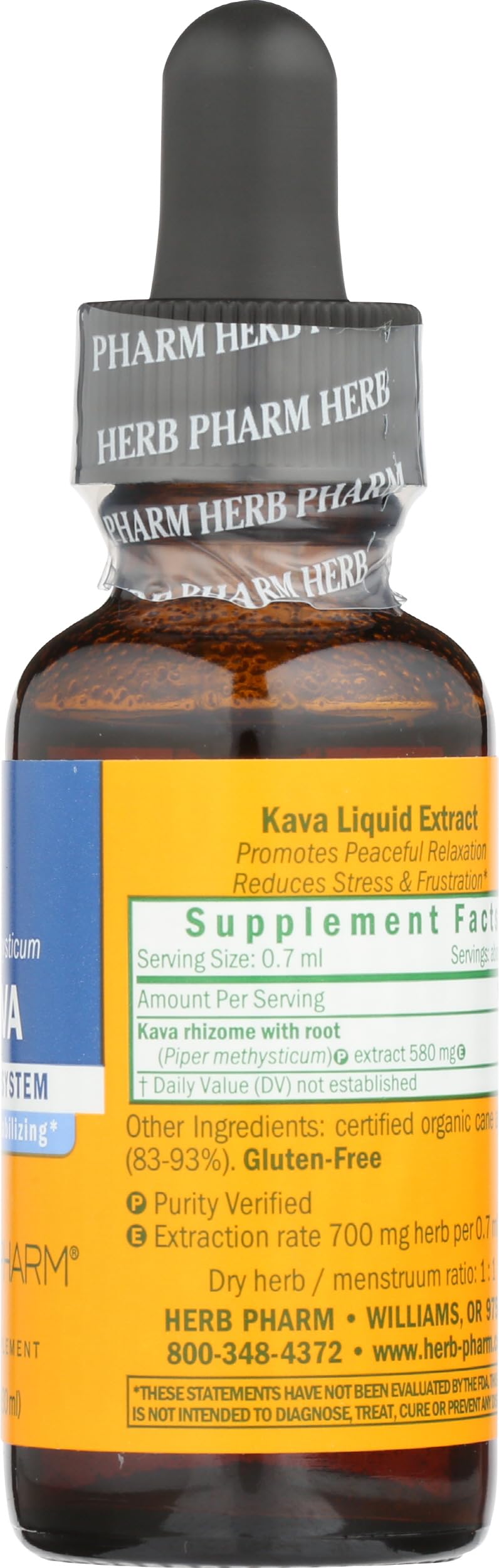 Utilisation de l'extrait de kava avec un verre