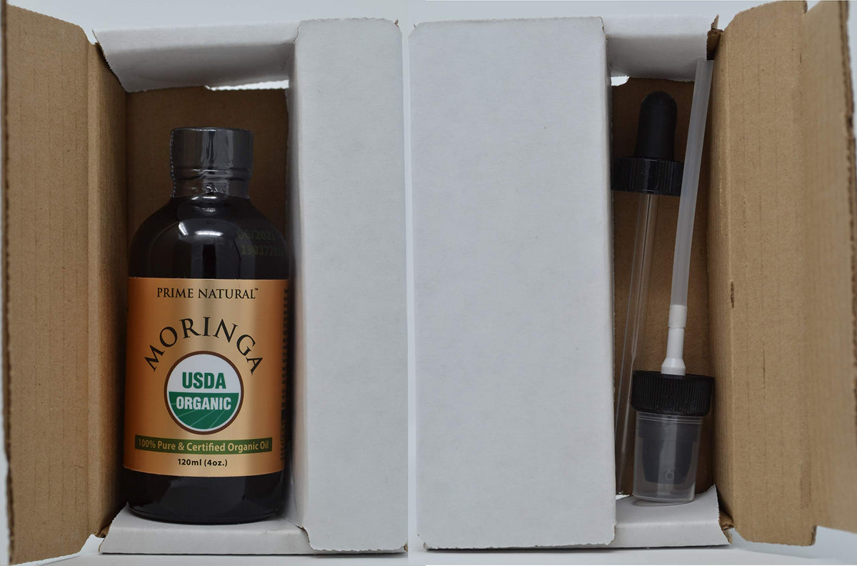 Utilisation de l'huile de Moringa Bio sur des cheveux sains