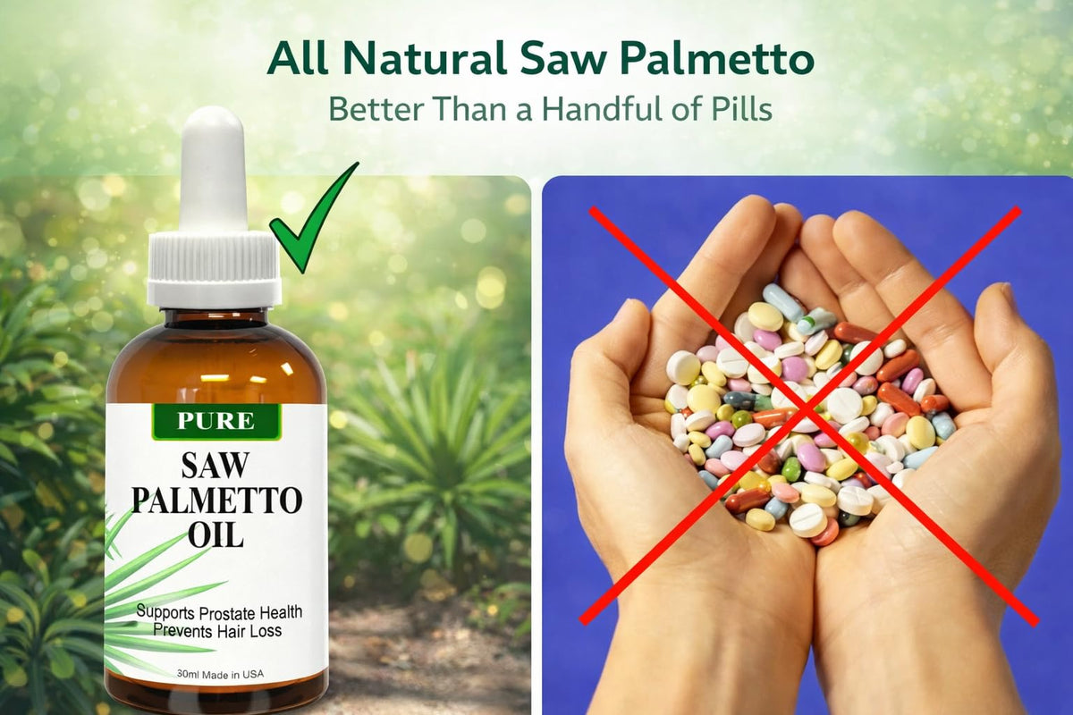 Utilisation de l'huile de Saw Palmetto dans un jus