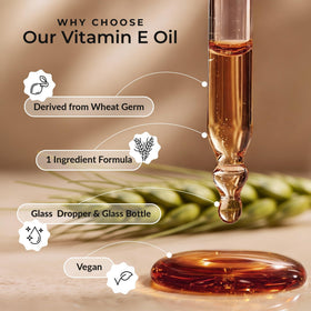 Utilisation de l'huile de vitamine E Everyday Beauty sur la peau