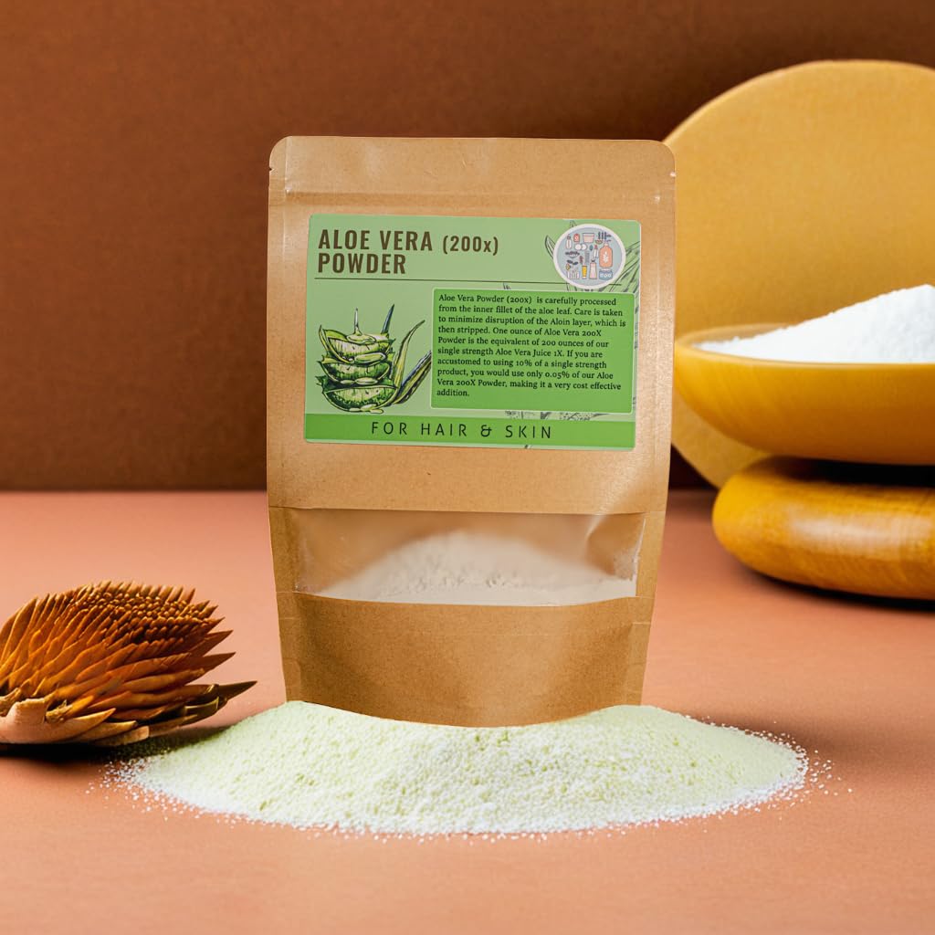 Utilisation de la poudre d'Aloe Vera dans un masque de beauté