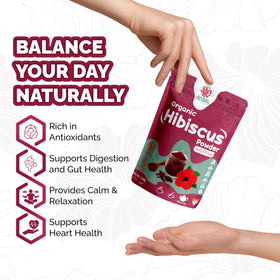 Utilisation de la poudre d'hibiscus dans un smoothie