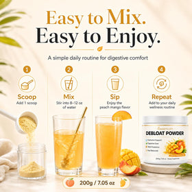 Utilisation de la poudre de dé NovairHealth dans un smoothie