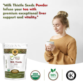 Utilisation de la Poudre de Graines de Chardon-Marie dans un smoothie