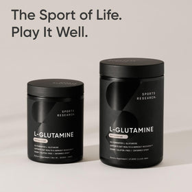 Utilisation de la poudre de L-Glutamine Sports Research dans une routine de fitness