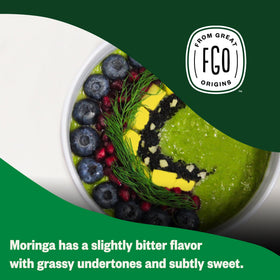 Utilisation de la poudre de moringa dans un smoothie