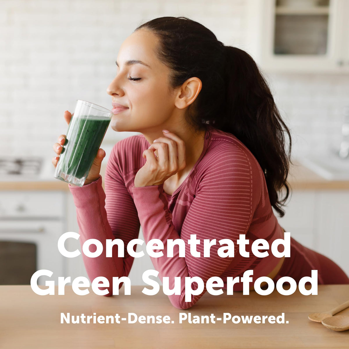 Utilisation de la poudre de spiruline dans un jus frais