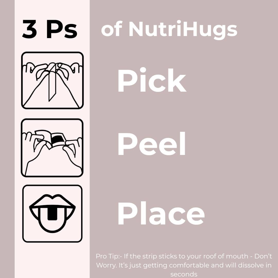 Utilisation des bandes orales MedHugs NutriHugs avant le coucher