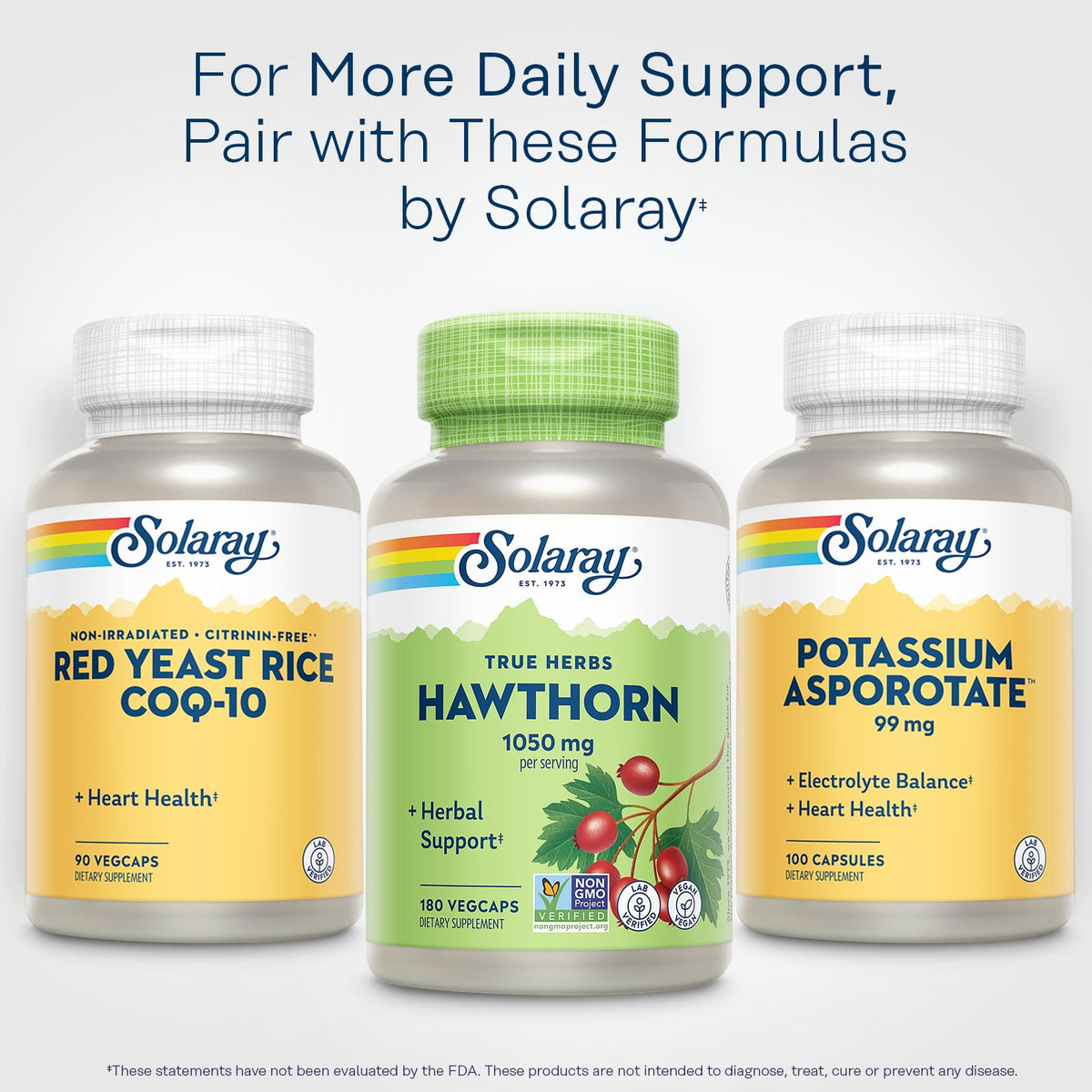 Utilisation des capsules SOLARAY de baies de hawthorn avec un verre d'eau