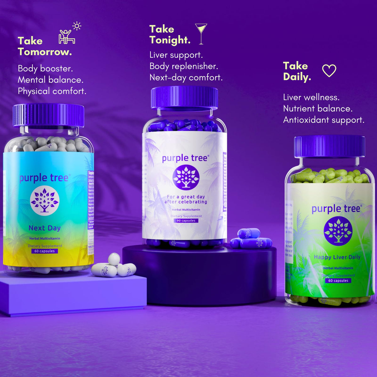 Utilisation du complément purple tree après une soirée