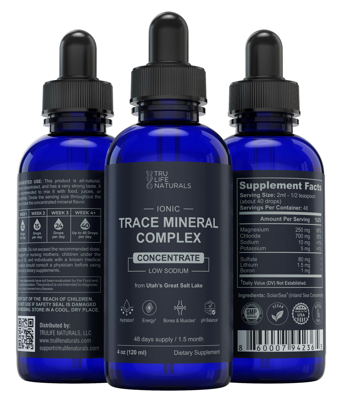 Utilisation du Complexe de Minéraux Trace dans une boisson