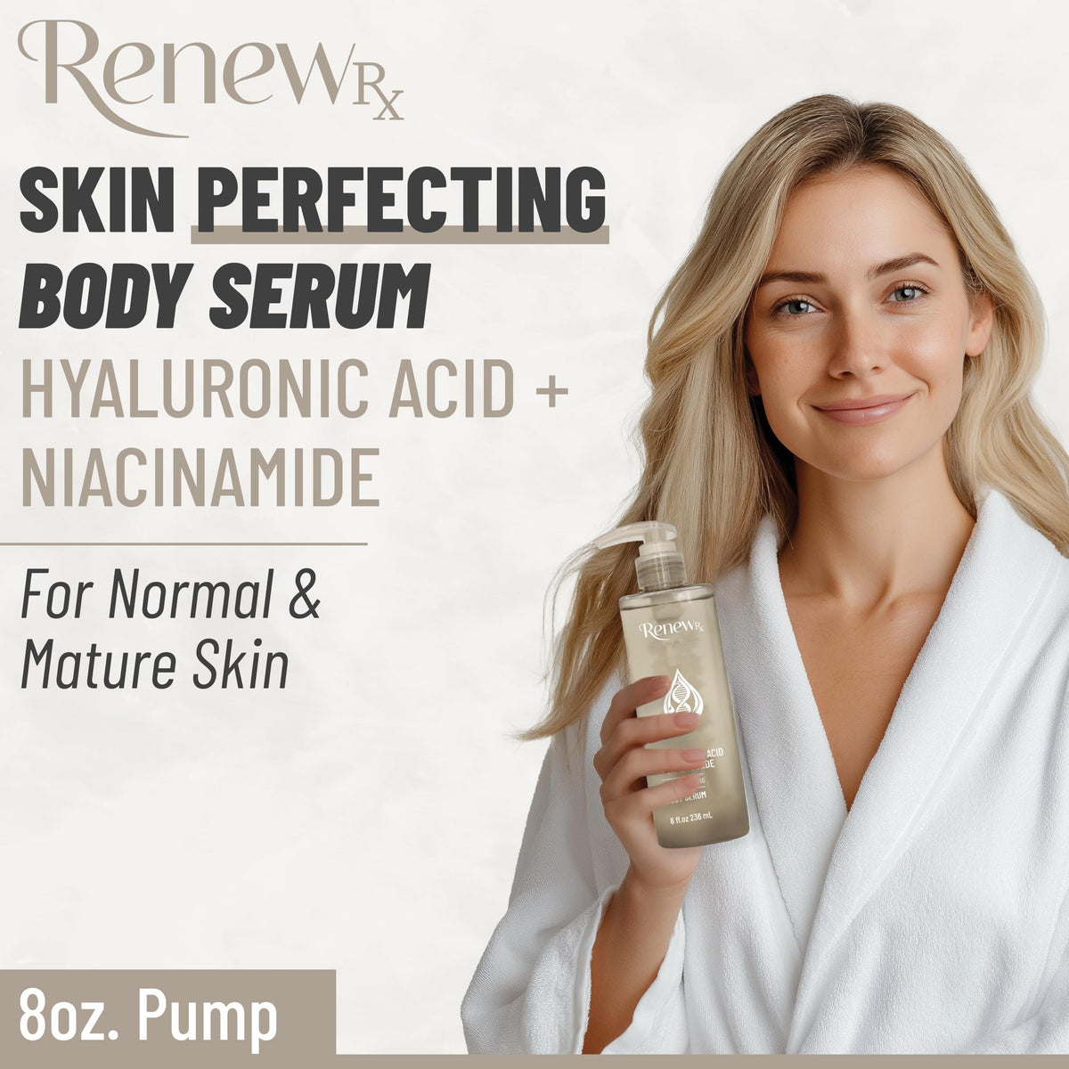 Utilisation du sérum RENEW RX sur la peau