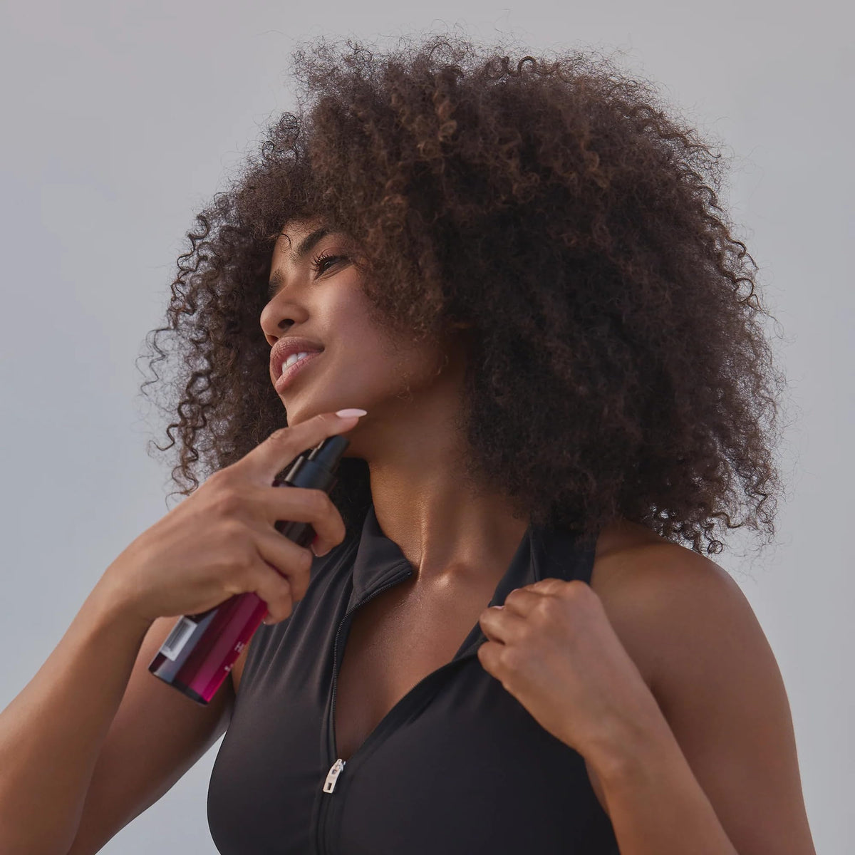 Utilisation du spray de magnésium HigherDOSE sur la peau