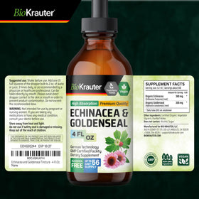 Utilisation quotidienne de BIO KRAUTER Echinacea Goldenseal