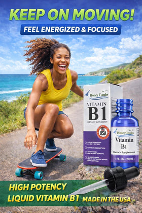 Utilisation quotidienne de vitamine B1 liquide HoneyCombs