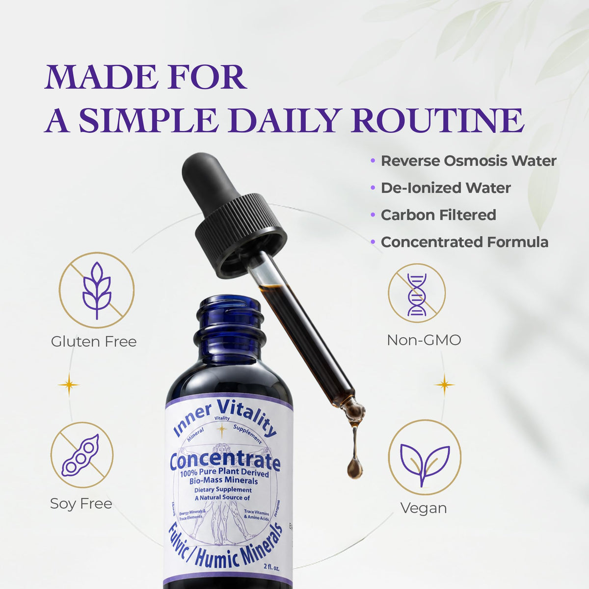 Utilisation quotidienne du concentré Inner Vitality de Morningstar Minerals