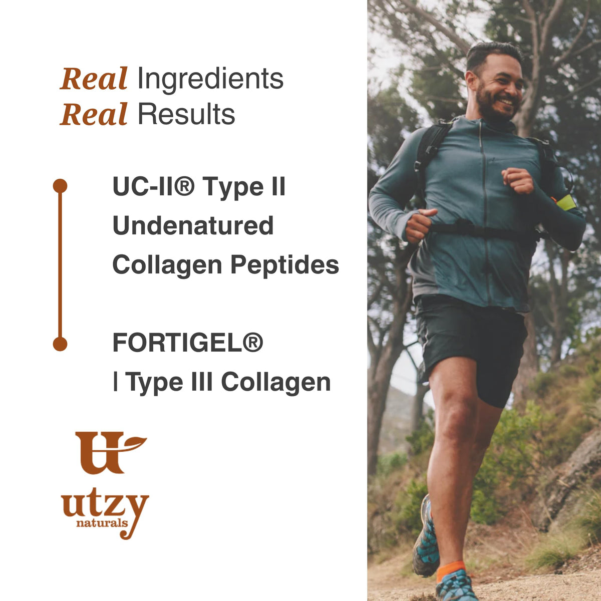 Utzy Naturals Coll-U-Gen poudre de collagène hydrolysé avec café