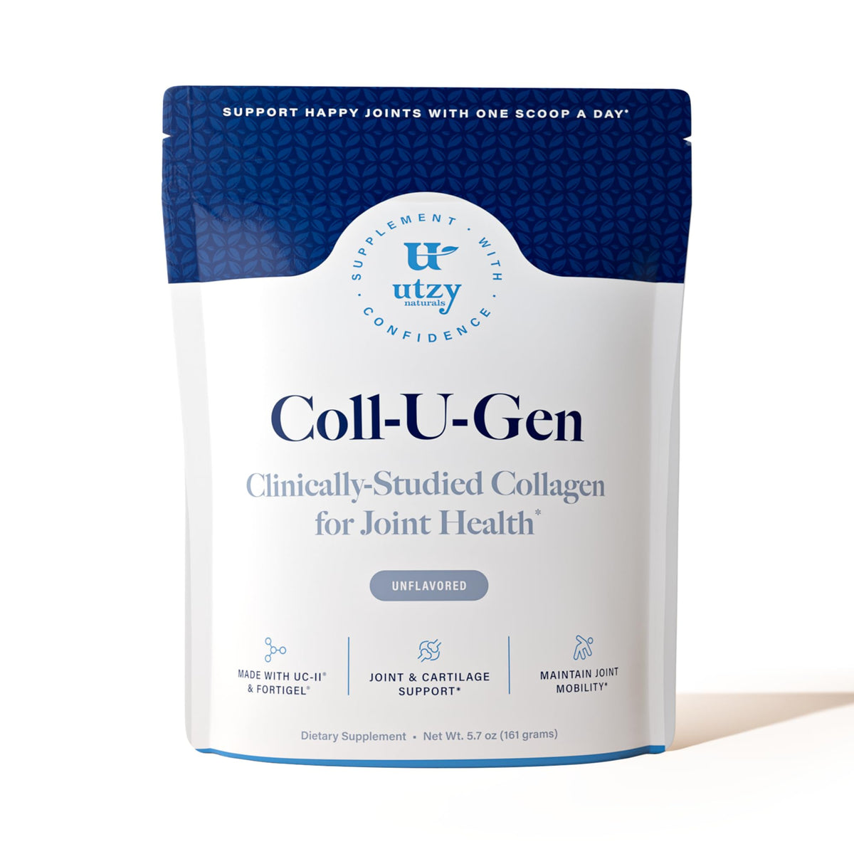 Utzy Naturals Coll-U-Gen poudre de collagène hydrolysé vue de face