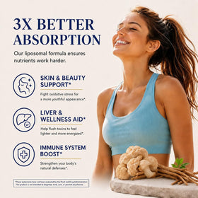 UXOEJIK Glutathion Liposomal 2000MG étiquette