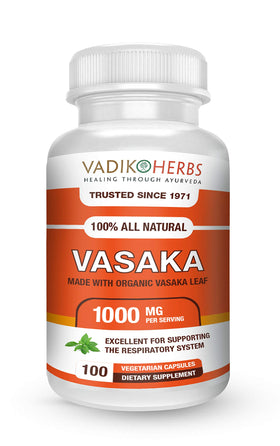 Vadik Herbs Vasaka Poudre 100 Vegicaps vue de face